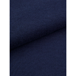Sweat Col Camionneur Zippé Grande Taille Marine
