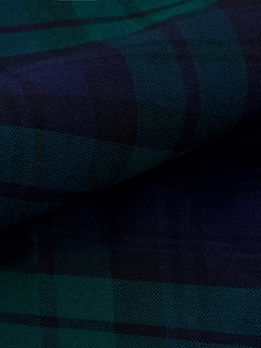 Chemise Oxford à Carreaux Grande Taille Bleue et Verte