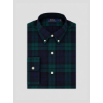 Chemise Oxford à Carreaux Grande Taille Bleue et Verte