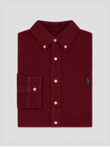 Chemise Velours Fin Grande Taille Bordeaux