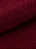 Chemise Velours Fin Grande Taille Bordeaux