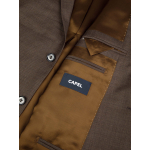Veste Faux Uni Grande Taille Marron