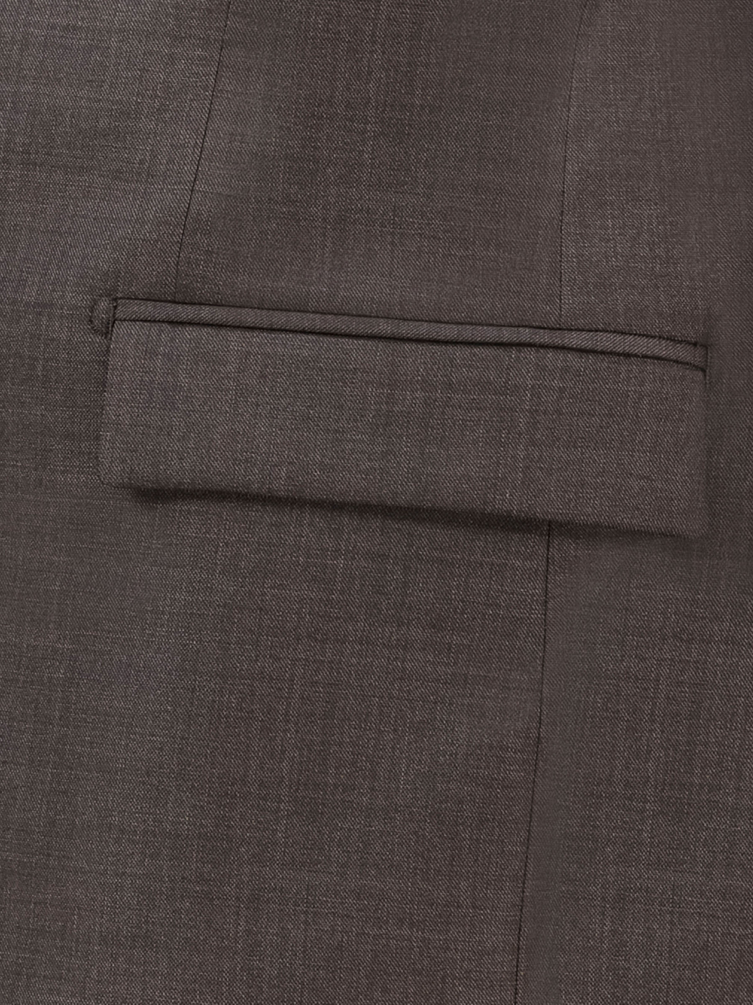 Veste Faux Uni Grande Taille Marron