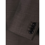 Veste Faux Uni Grande Taille Marron