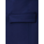 Veste en Gabardine de Laine Grande Taille Marine