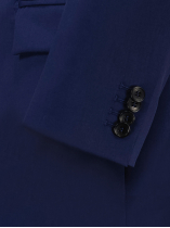 Veste en Gabardine de Laine pour Homme Grand Marine