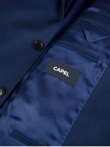 Veste en Gabardine de Laine pour Homme Grand Marine