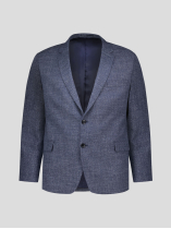 Veste Nattée Grande Taille Bleue