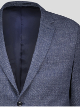Veste Nattée Grande Taille Bleue
