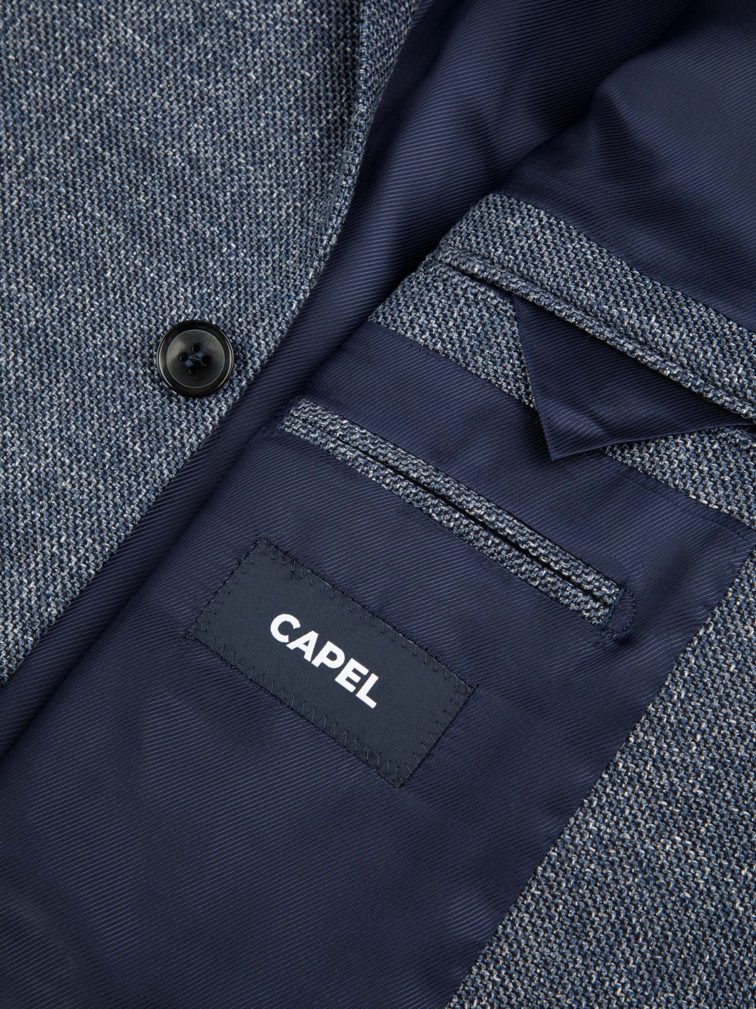 Veste Nattée Grande Taille Bleue