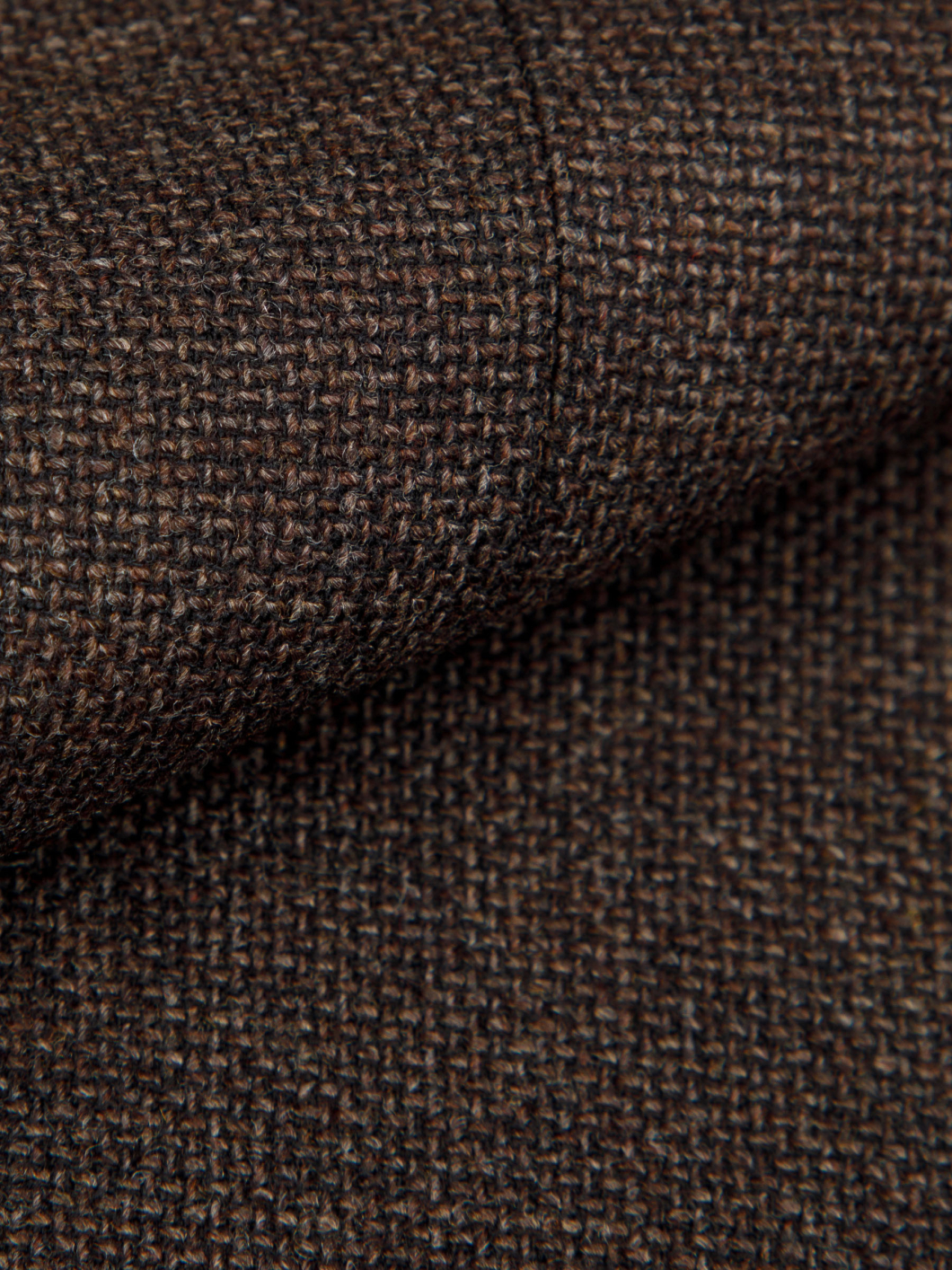 Veste Nattée Grande Taille Marron