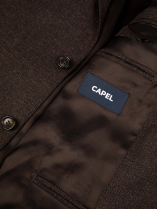 Veste Nattée pour Homme Grand Marron