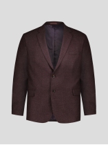 Veste Nattée Grande Taille Bordeaux