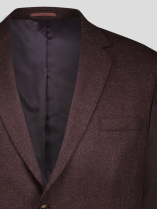 Veste Nattée Grande Taille Bordeaux