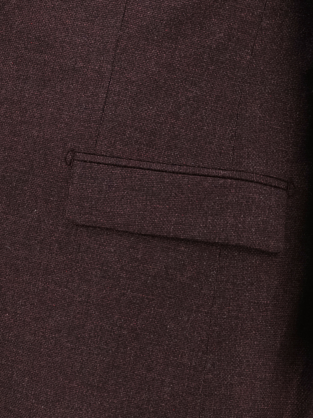 Veste Nattée Grande Taille Bordeaux
