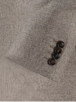 Veste Micro Dessin Grande Taille Beige