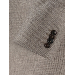 Veste Micro Dessin Grande Taille Beige