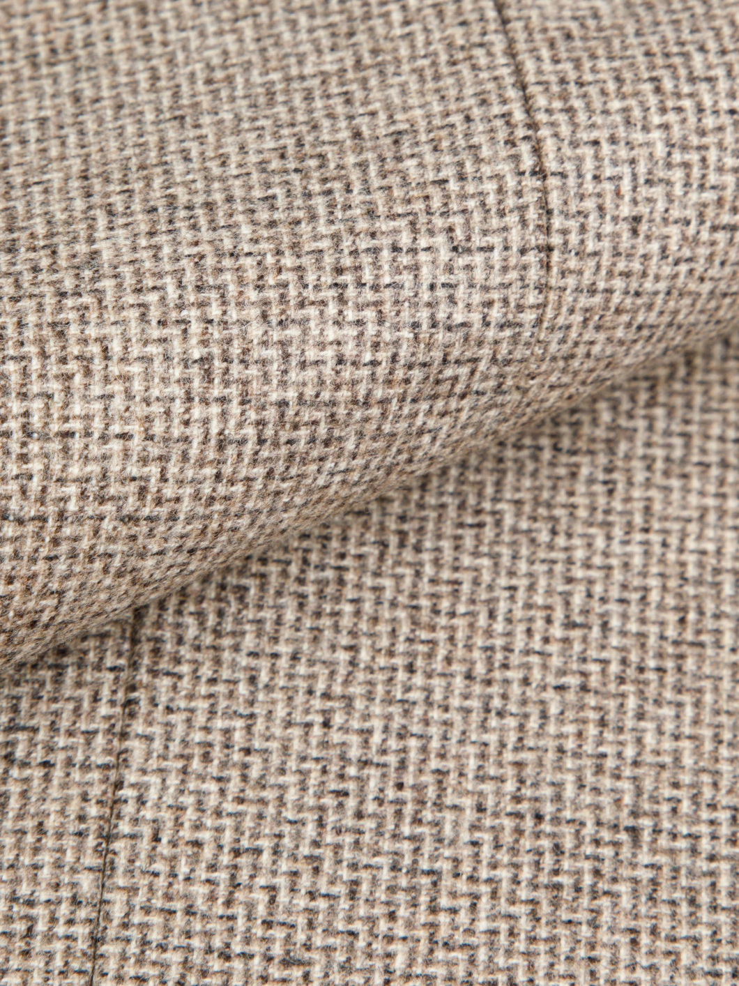 Veste Micro Dessin Grande Taille Beige