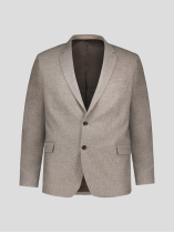Veste Micro Dessin Grande Taille Beige