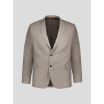 Veste Micro Dessin Grande Taille Beige