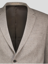 Veste Micro Dessin Grande Taille Beige