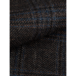 Veste à Carreaux Grande Taille Marine et Marron