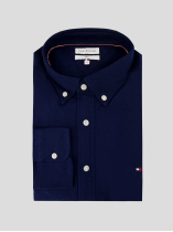 Chemise en Flanelle Grande Taille Marine