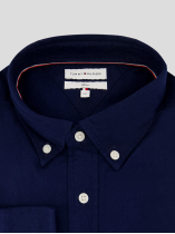 Chemise en Flanelle Grande Taille Marine