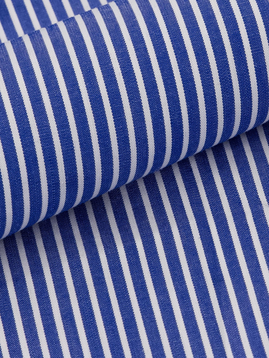 Chemise Rayée Max Grande Taille Bleue et Blanche
