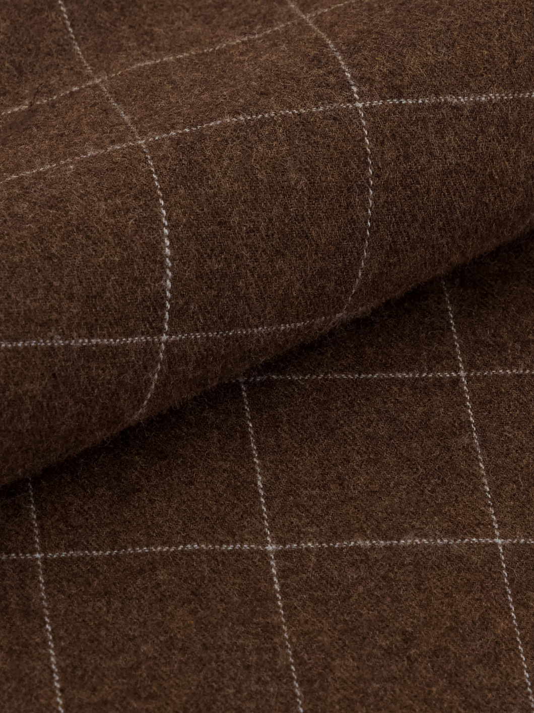Chemise Flanelle à Carreaux Ralph Grande Taille Marron