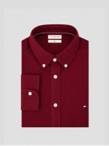 Chemise en Flanelle Grande Taille Bordeaux