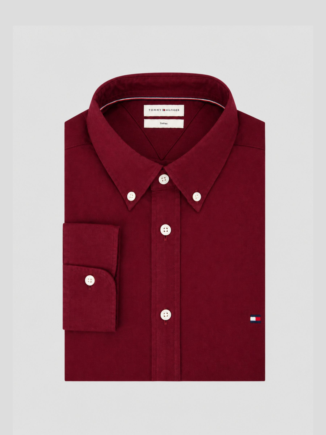 Chemise en Flanelle Grande Taille Bordeaux