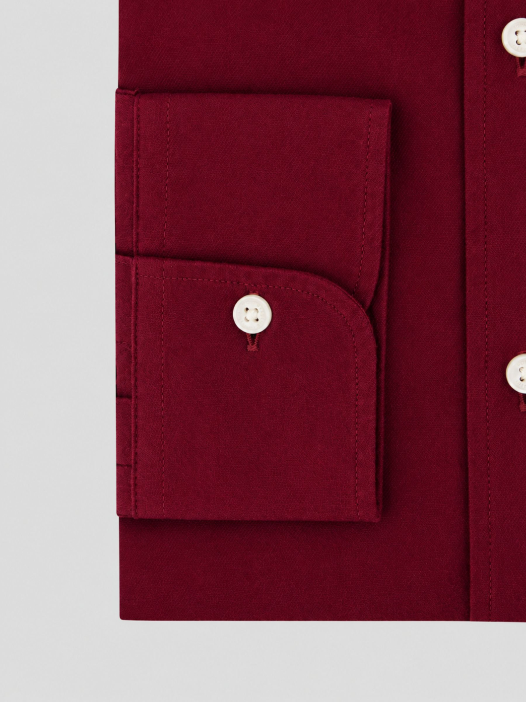 Chemise en Flanelle Grande Taille Bordeaux