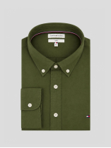 Chemise en Flanelle Grande Taille Kaki