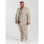 pantalon beige homme grande taille