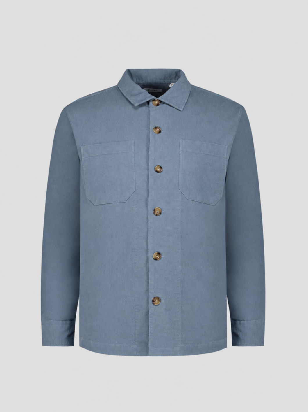 Surchemise Sam en Velours pour Homme Grand Bleue