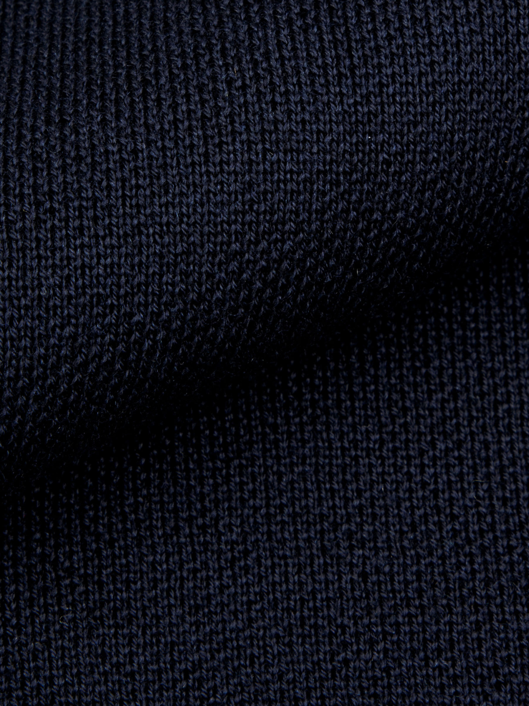 Cardigan Mérinos Zippé Col Teddy Tosco Grande Taille Marine