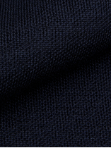 Cardigan Mérinos Zippé Col Teddy Tosco pour Homme Grand Marine