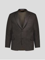 Veste Structurée Doublée Grande Taille Marron