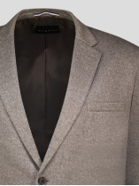 Veste Jersey Effet Tweed Grande Taille Marron Clair
