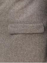 Veste Jersey Effet Tweed Grande Taille Marron Clair