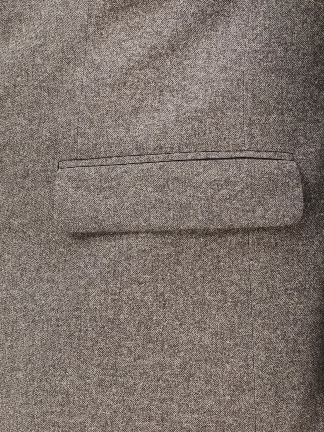 Veste Jersey Effet Tweed Grande Taille Marron Clair