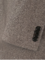 Veste Jersey Effet Tweed Grande Taille Marron Clair