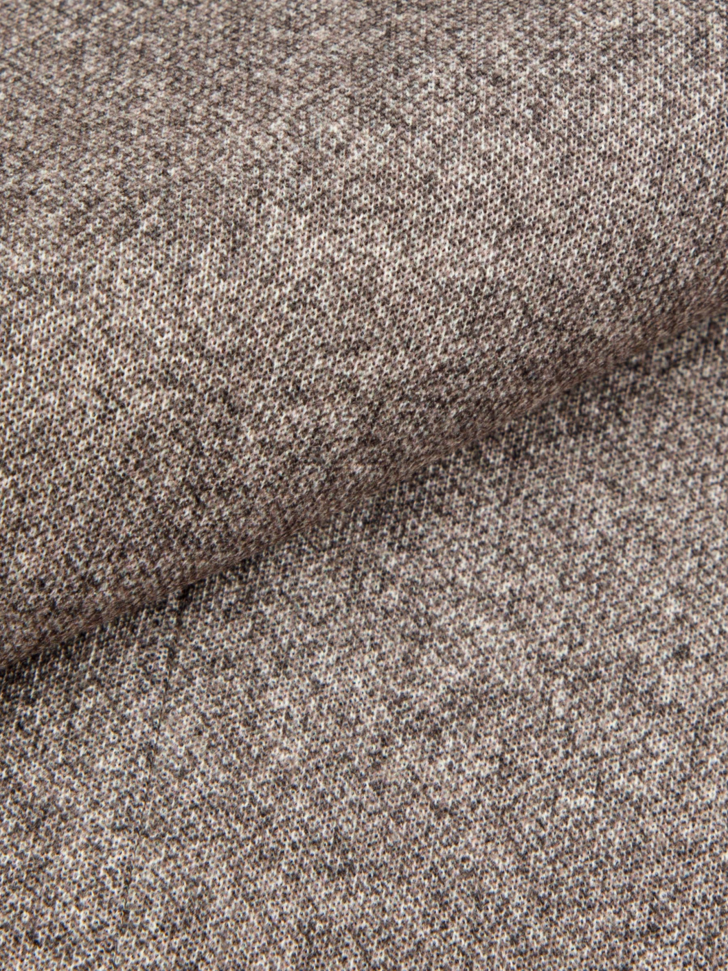 Veste Jersey Effet Tweed Grande Taille Marron Clair