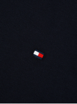 Polo Manches Longues Coton Piqué Grande Taille Marine