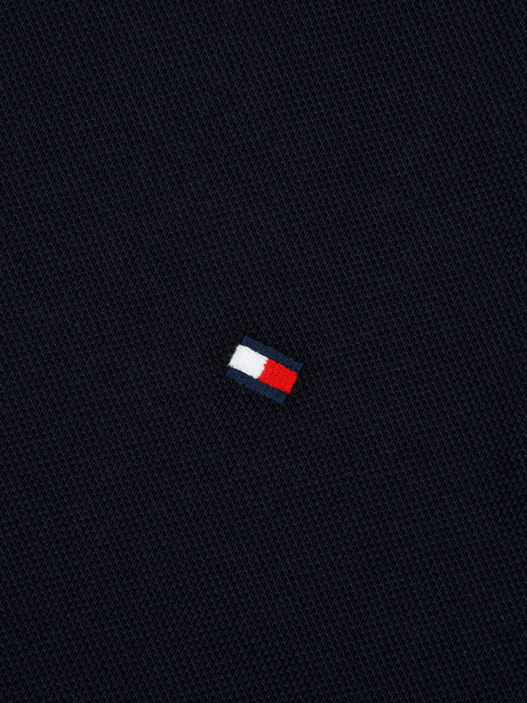 Polo Manches Longues Coton Piqué Grande Taille Marine