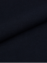 Polo Manches Longues Coton Piqué Grande Taille Marine