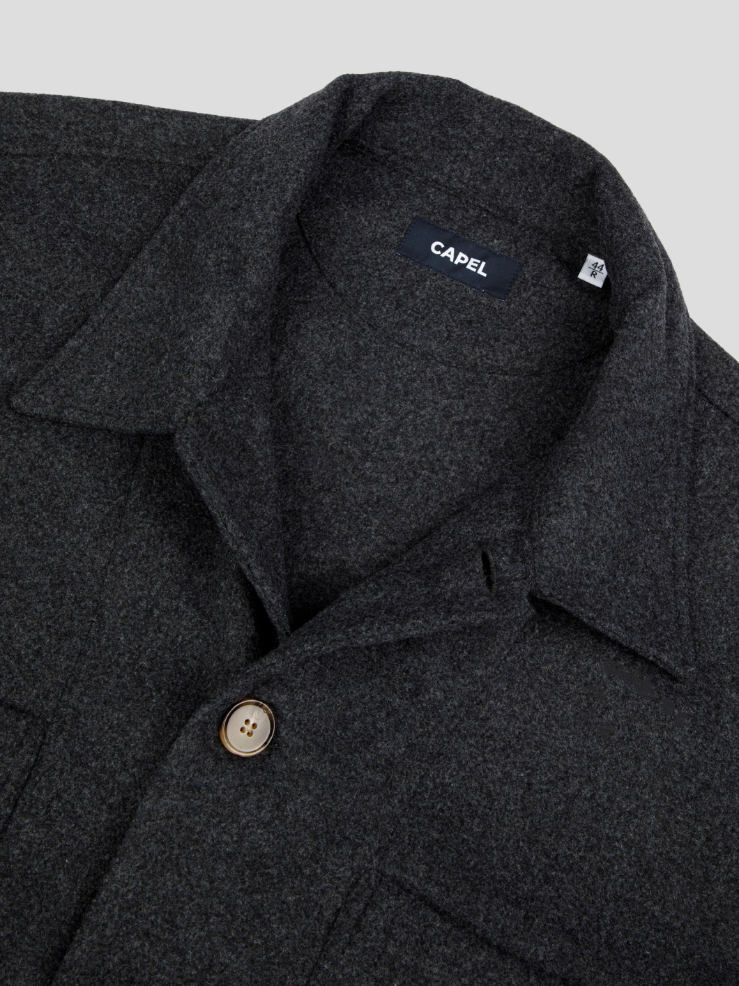 Surchemise Sam à Chevrons Grande Taille Anthracite