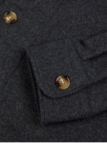 Surchemise Sam à Chevrons Grande Taille Anthracite