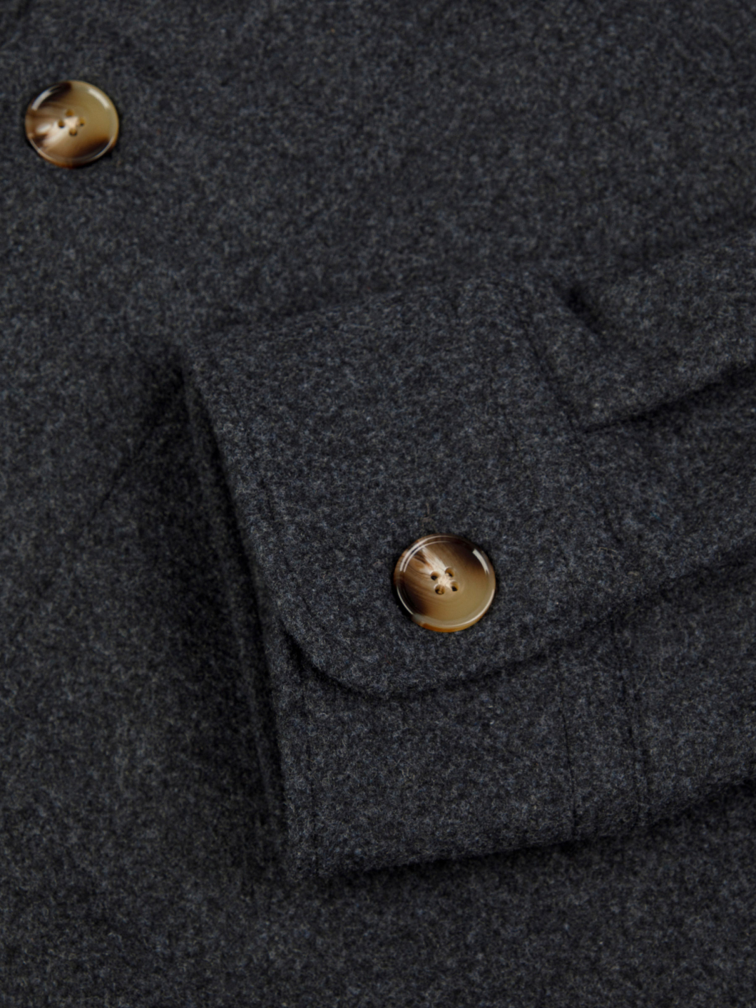 Surchemise Sam à Chevrons Grande Taille Anthracite